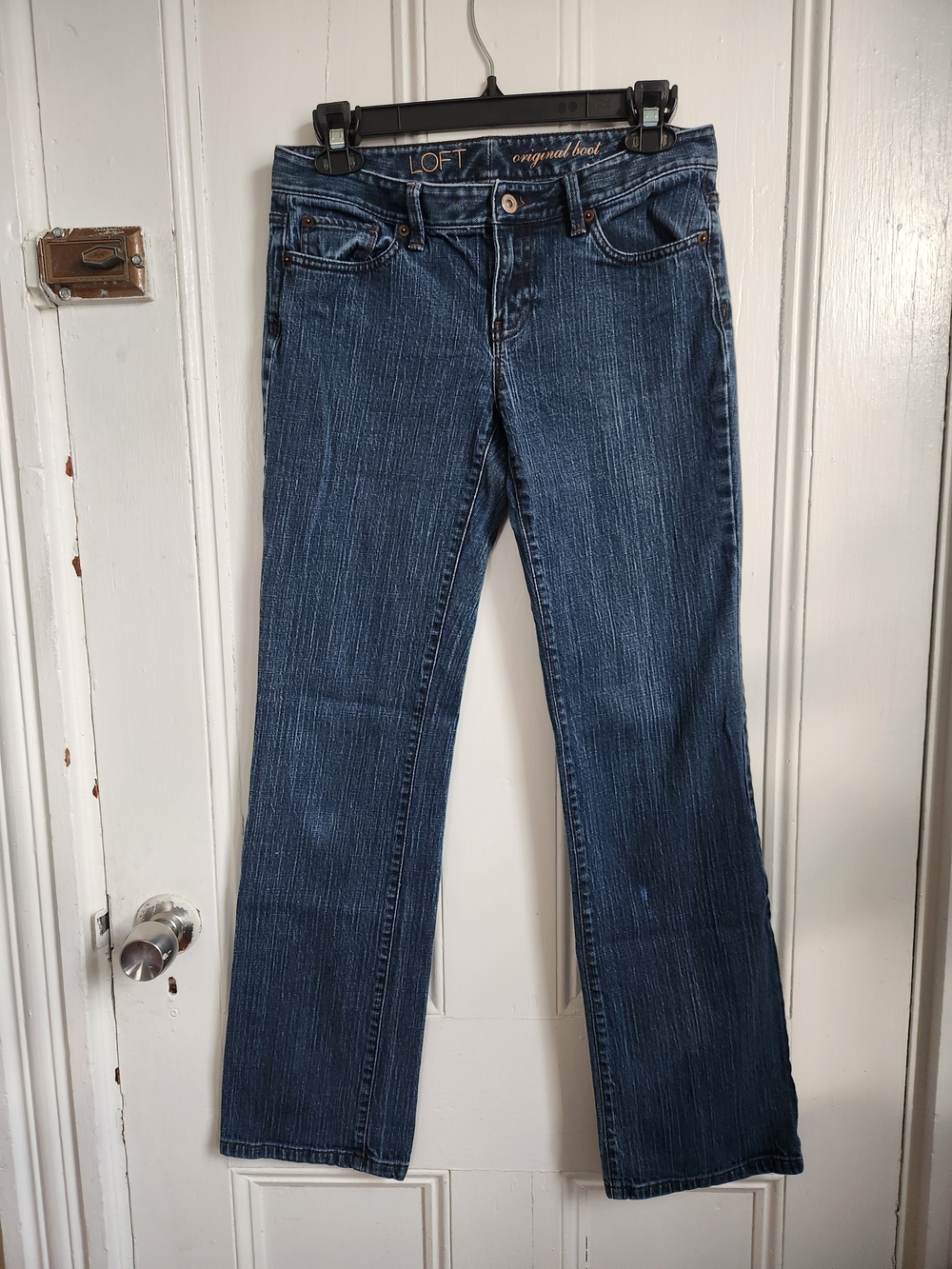 LOFT Women's Dark Blue Original Boot Jeans Size 4